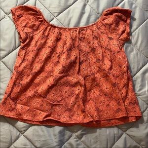 Off the shoulder top